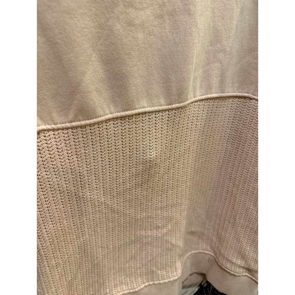 Pilcro Mixed Rib Sweatshirt, - Picture 6 of 8